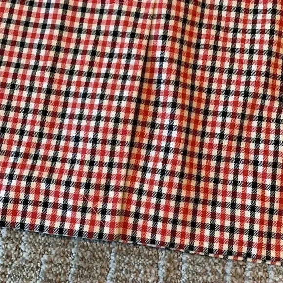 Talbots Black & Red Checked Pencil Skirt - Picture 4 of 5